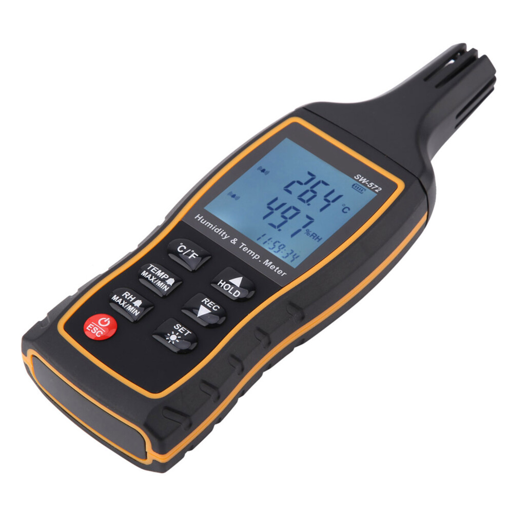Sw-572 Lcd Thermometer Handheld Digital Temperature Detector Hygrometer Humidity Monitor 9361322554055