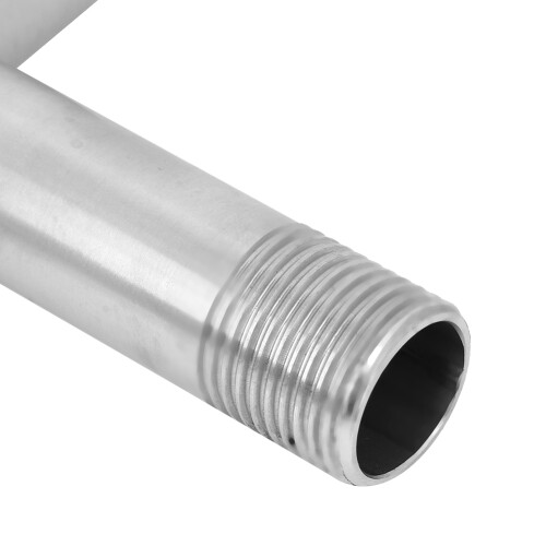 Robinet mural en acier inoxydable G1/2" 9x7x2 cm argenté 2