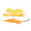 Duck sangle thoracique en nylon corde de traction taille S jaune 2
