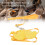 Duck sangle thoracique en nylon corde de traction taille S jaune 12