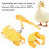 Duck sangle thoracique en nylon corde de traction taille S jaune 3
