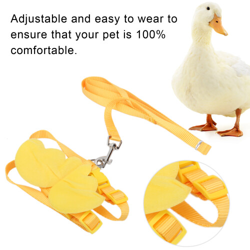 Duck sangle thoracique en nylon corde de traction taille S jaune 2