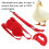 Ducks harnais réglable à corde de traction rouge M 12
