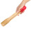 Pinza da buffet in legno per barbecue, 30x4x4 cm, rossa 5
