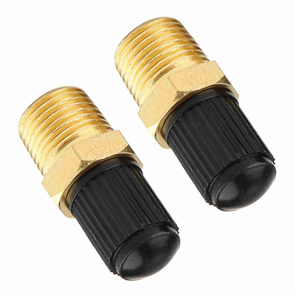 2Pcs 1/8" Npt Mpt Brass Air Compressor Tank Fill Valve 4641322555760
