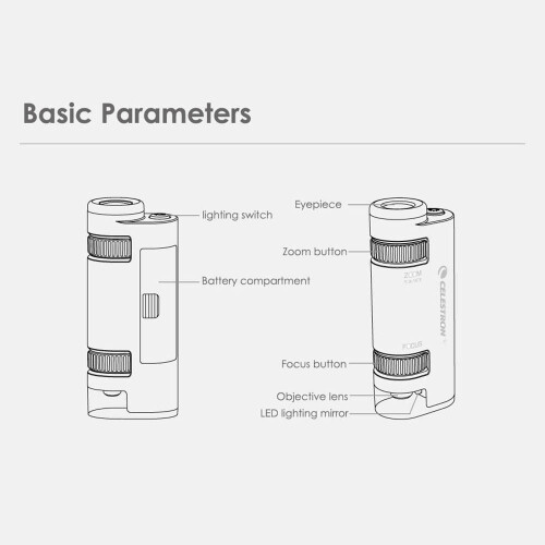 SCXJ-001 60X-120X microscope 40x25x89mm divers 2