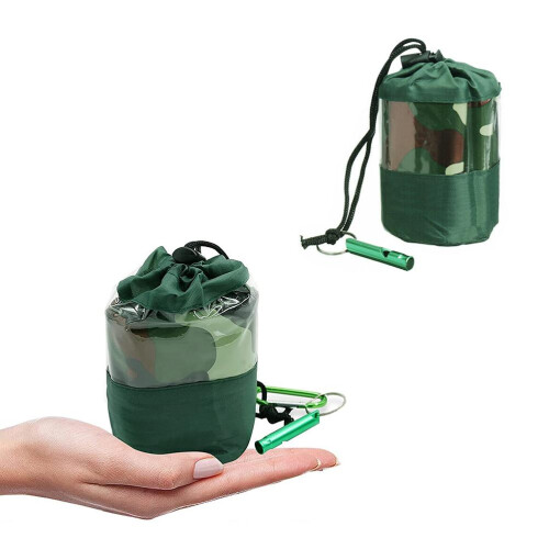 Sac de couchage d'urgence 200  120 cm, sifflet coloré 2