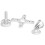 Support d'adaptateur d'hélice 24 g C3550/C35536-Silver 16