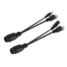 Splitteur PoE passif 12 V, 30-40 m, Noir
