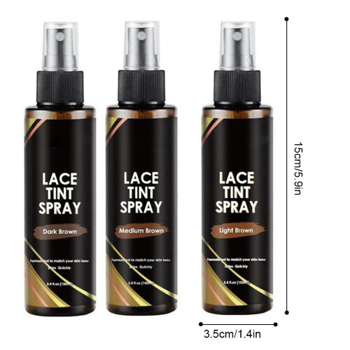 Spray teintant pour dentelle 100 ml - Foncé/clair/noir brun 2