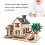 Villa puzzle 3D in legno - Dimensioni 14,5x21,5x14,5 cm 11