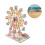 Grande roue 3D, puzzle en bois, 33.3x20.6x38.5 cm 7