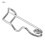 Spilli di sicurezza in ferro 50 pezzi, 22 mm, spilli bloccanti, argento 9