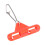 30 pezzi cursori per cerniera - 5,13,9 cm arancione-rosso 13