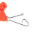 30 pezzi cursori per cerniera - 5,13,9 cm arancione-rosso 7
