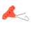 30 pezzi cursori per cerniera - 5,13,9 cm arancione-rosso 15