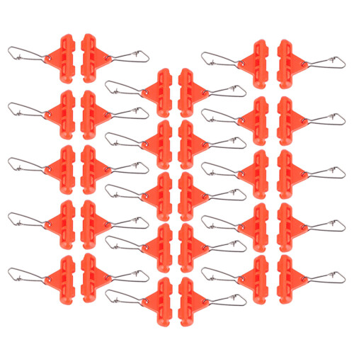 30 pezzi cursori per cerniera - 5,13,9 cm arancione-rosso 1
