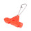 30 pezzi cursori per cerniera - 5,13,9 cm arancione-rosso 9