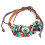 Bracciale in pelle intrecciata con perline Occhio Blu, 1 pezzo 16