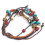 Bracciale in pelle intrecciata con perline Occhio Blu, 1 pezzo 15