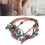 Bracciale in pelle intrecciata con perline Occhio Blu, 1 pezzo 9