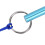 Tickle Pointer Bâton de plongée 55 g, 35  0,8 cm, bleu 6
