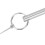 Tickle Pointer Stick 55 g 35x0,8 cm Argento 9