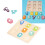 Puzzle numerici in legno con perni 18x18 cm per 36 mesi 15