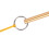 Bâton pointeur chatouilleur doré 35x0,8 cm, 55 g 10