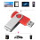 Clé USB Rouge Candy rotative de 1 Go 15