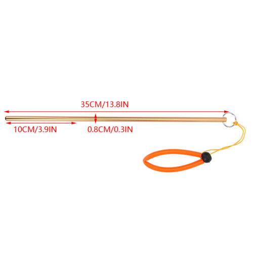 Bâton pointeur chatouilleur doré 35x0,8 cm, 55 g 2