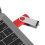 Clé USB Rouge Candy rotative de 1 Go 3