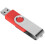Clé USB Rouge Candy rotative de 1 Go 14