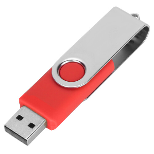 Clé USB Rouge Candy rotative de 1 Go