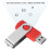 Clé USB Rouge Candy rotative de 1 Go 12