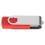 Clé USB Rouge Candy rotative de 1 Go 11