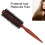 Brosse ronde de coiffage pour salon, bois/nylon 3
