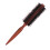 Brosse ronde de coiffage pour salon, bois/nylon 14