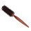 Brosse ronde de coiffage pour salon, bois/nylon 16