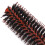 Brosse ronde de coiffage pour salon, bois/nylon 9