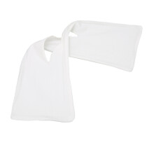 Crea-chignon in tessuto con fiocco bianco 35x10cm 13.8x3.9in