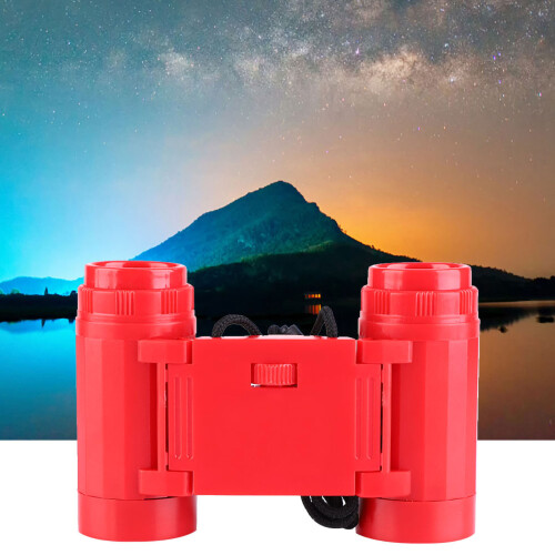 Binocolo pieghevole per bambini 2,5X, rosso, 6,763 cm 2