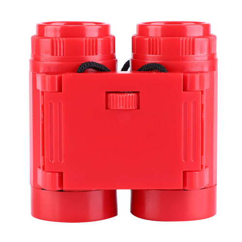 Binocolo pieghevole per bambini 2,5X, rosso, 6,763 cm 1