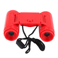 Binocolo pieghevole per bambini 2,5X, rosso, 6,763 cm