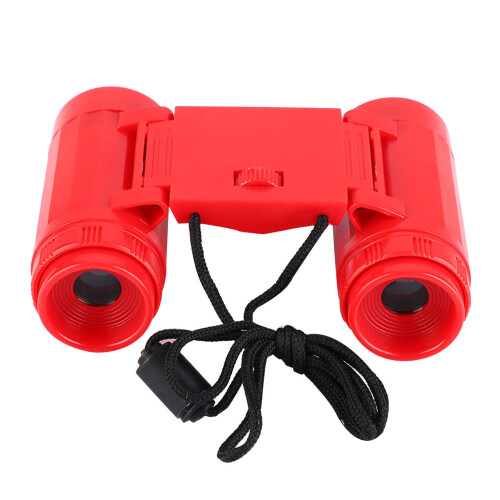 Binocolo pieghevole per bambini 2,5X, rosso, 6,763 cm