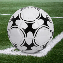 Pallone da calcio per bambini taglia 3 in PVC 158 g Nero/Bianco