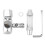 Regolatore CO2 da tavolo mini singolo argento 7,57  2,7 cm 10