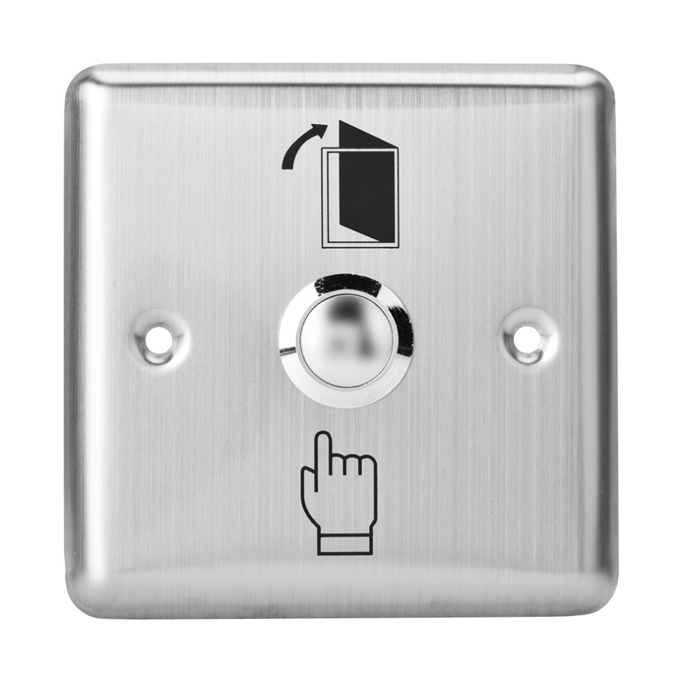 Stainless Steel Door Switch Door Exit Access Push Button Release Button For Access Control Lock 8281322561192