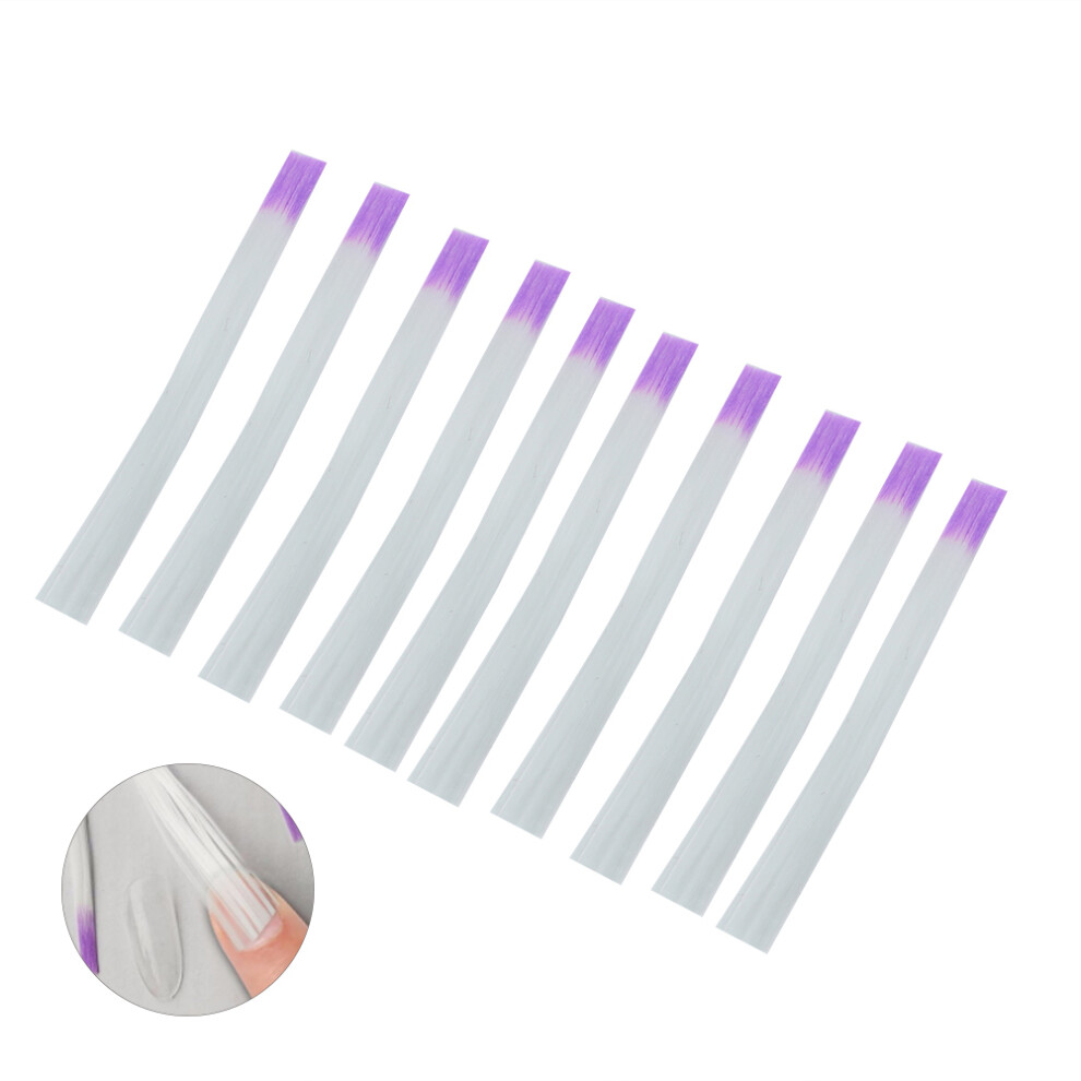 10Pcs Professional Nail Extension Fiberglass Nail Repairing Fiber Glass Manicure Tool