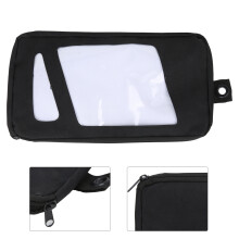 Borsa per pinne nera da 10 pollici 13,4 x 4,5 pollici 125 g canvas